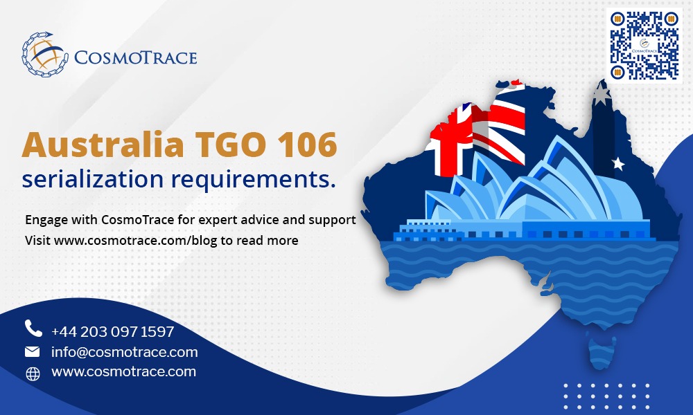 Australia TGO 106 serialization requirements