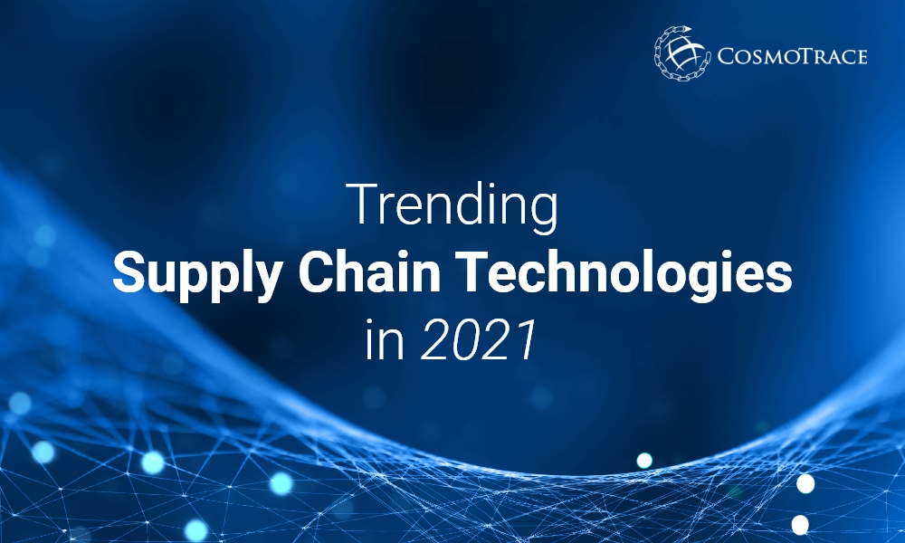 The trending supply chain technologies in 2021